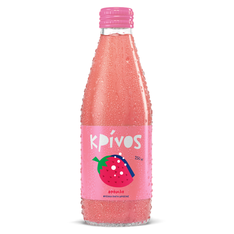 Φράουλα Αναψυκτικό 250ml ΚΡΙΝΟΣ