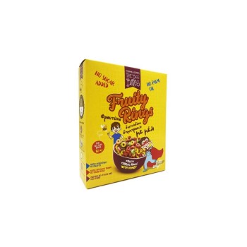 The Bee Bros Δημητριακά Fruity Rings Με Μέλι Χωρίς Ζάχαρη 250gr The Bee Bros Δημητριακά Fruity Rings Με Μέλι Χωρίς Ζάχαρη 250gr