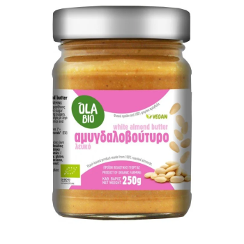 Αμυγδαλοβούτυρο Λευκό Ελληνικό ΒΙΟ 250g Αμυγδαλοβούτυρο Λευκό Ελληνικό ΒΙΟ 250g