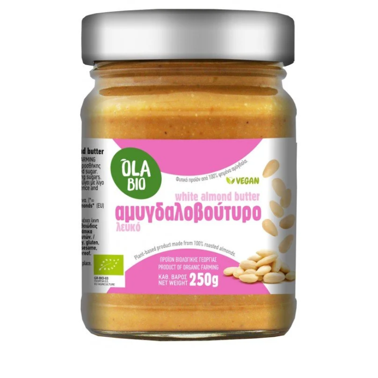 Αμυγδαλοβούτυρο Λευκό Ελληνικό ΒΙΟ 250g