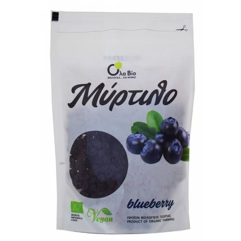 Μύρτιλο Blueberry Αποξηραμένο ΒΙΟ 100γρ Μύρτιλο Blueberry Αποξηραμένο ΒΙΟ 100γρ