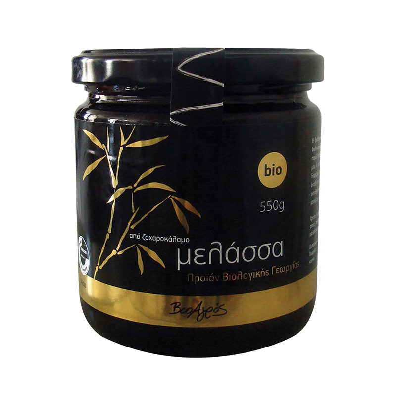 ΒιοΑγρός Μελάσσα Ζαχαροκάλαμο ΒΙΟ 550gr