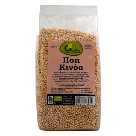 Ola Bio Ποπ Κινόα ΒΙΟ 100gr