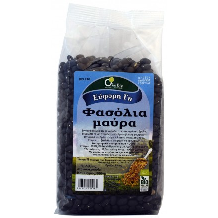 Ola Bio Φασόλια Μαύρα ΒΙΟ 500gr Ola Bio Φασόλια Μαύρα ΒΙΟ 500gr