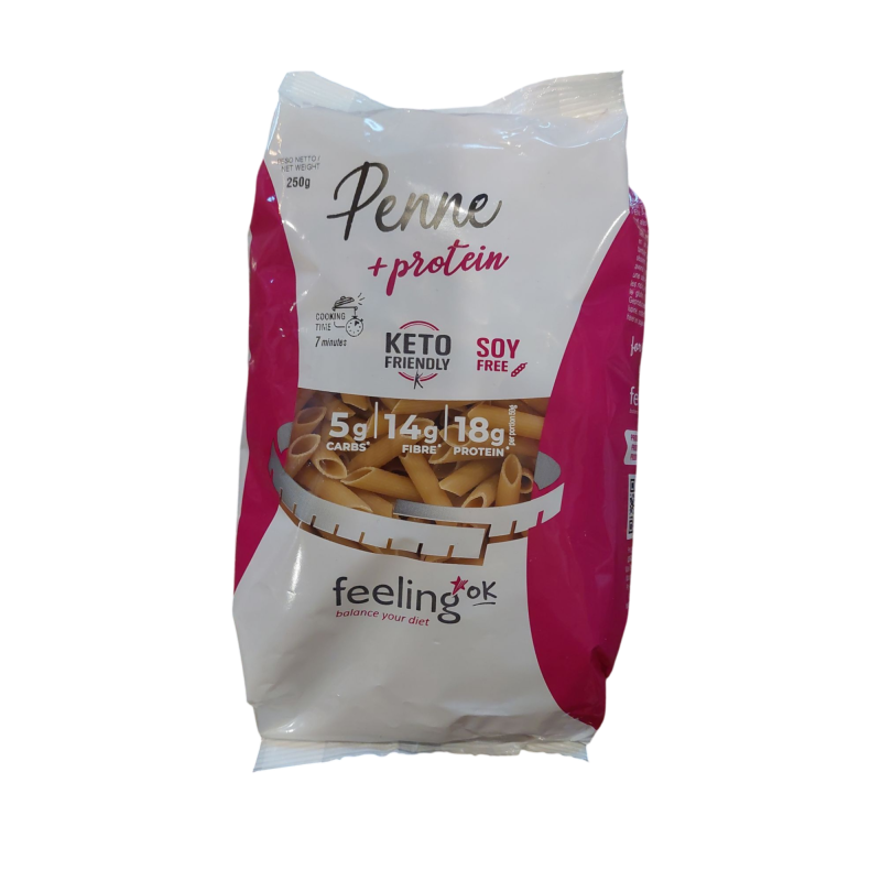 Ζυμαρικά Penne Start πρωτεϊνικά Low Carb FeelingOk 250g Ζυμαρικά Penne Start πρωτεϊνικά Low Carb FeelingOk 250g