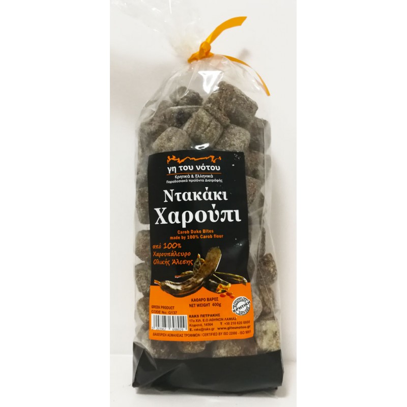 Raks Παξιμαδάκι "Ντακάκι Χαρουπίου" 400gr Raks Παξιμαδάκι "Ντακάκι Χαρουπίου" 400gr