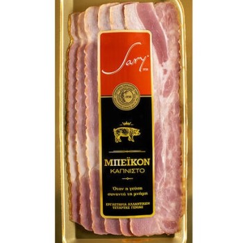 Μπέικον Καπνιστό Φέτες SARY 150 gr Μπέικον Καπνιστό Φέτες SARY 150 gr