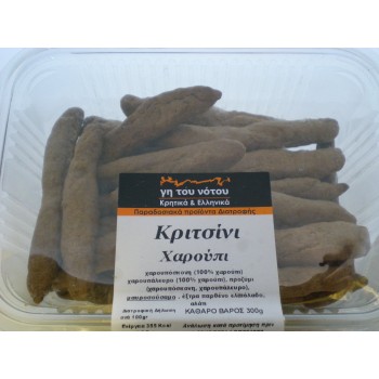 Κριτσίνια από χαρούπι “Γη του Νότου” 300 γρ. Κριτσίνια από χαρούπι “Γη του Νότου” 300 γρ.